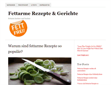 Tablet Screenshot of fettarme-rezepte.com